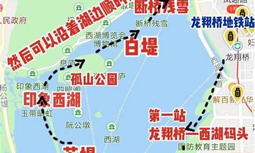 杭州西湖景点分布_杭州西湖景点分布图