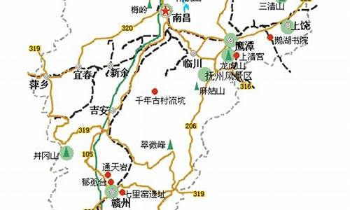 北京到江西旅游路线_北京到江西旅游路线图