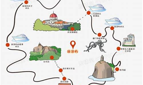 旅游路线图手绘图片_旅游路线图手绘图片大全